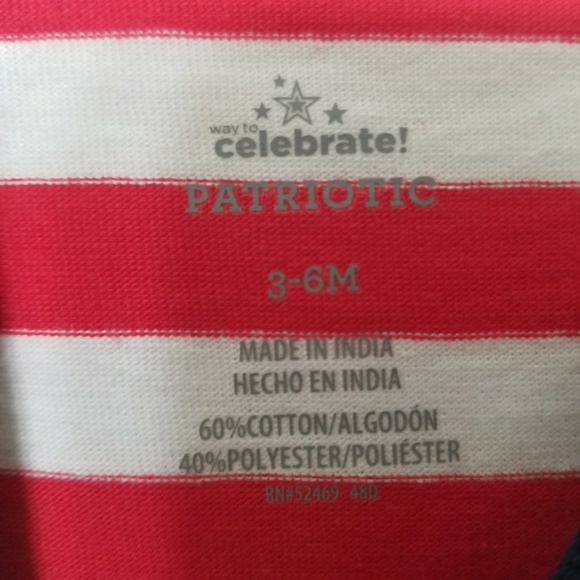 NWT Baby Striped Bodysuit - Picture 3 of 3